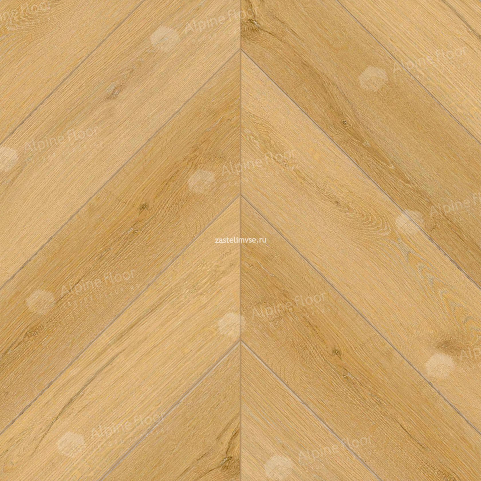 Кварцвиниловый ламинат AlpineFloor Chevron Alpine Caldo Chevron ECO 18-20