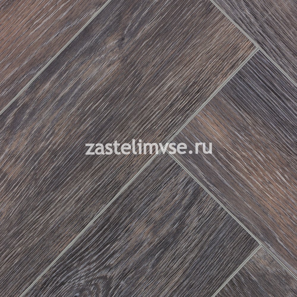 SPC плитка CronaFloor Herringbone 4V Дуб Бордо