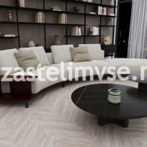 Клеевая ПВХ плитка ViFloor Peterhof Сад Венеры 207 ёлочка