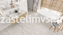 Клеевая LVT плитка AlpineFloor Easy Line Дуб Арктик ECO 3-1