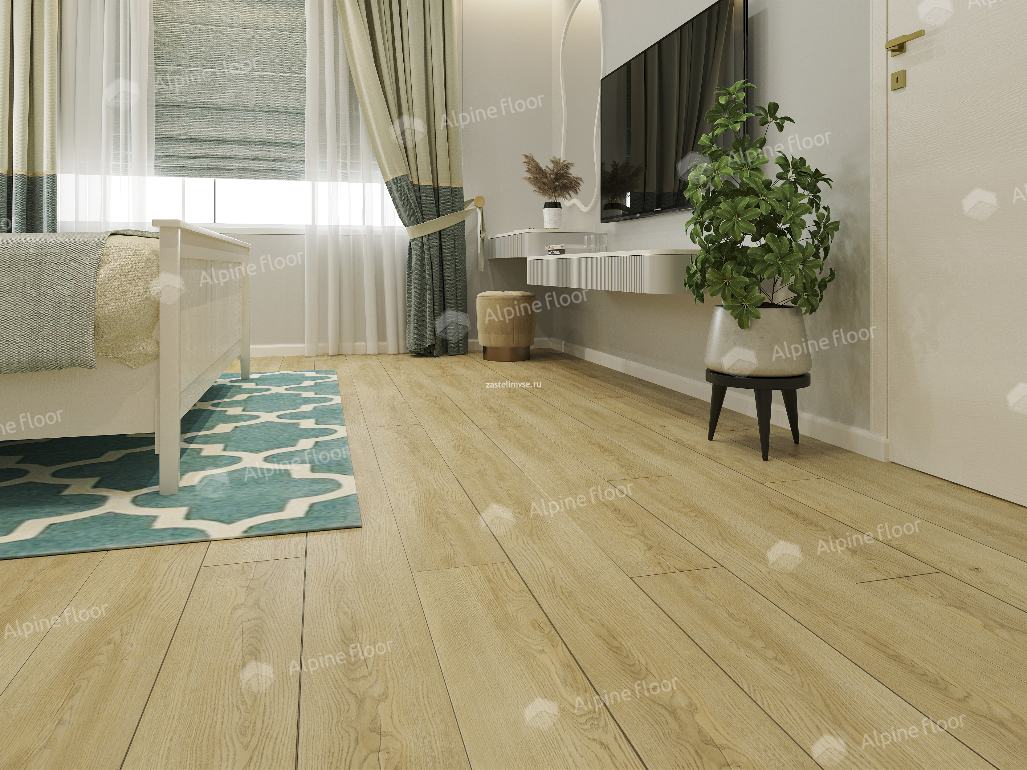 Кварцвиниловый ламинат AlpineFloor Classic Тисс ECO 135-6