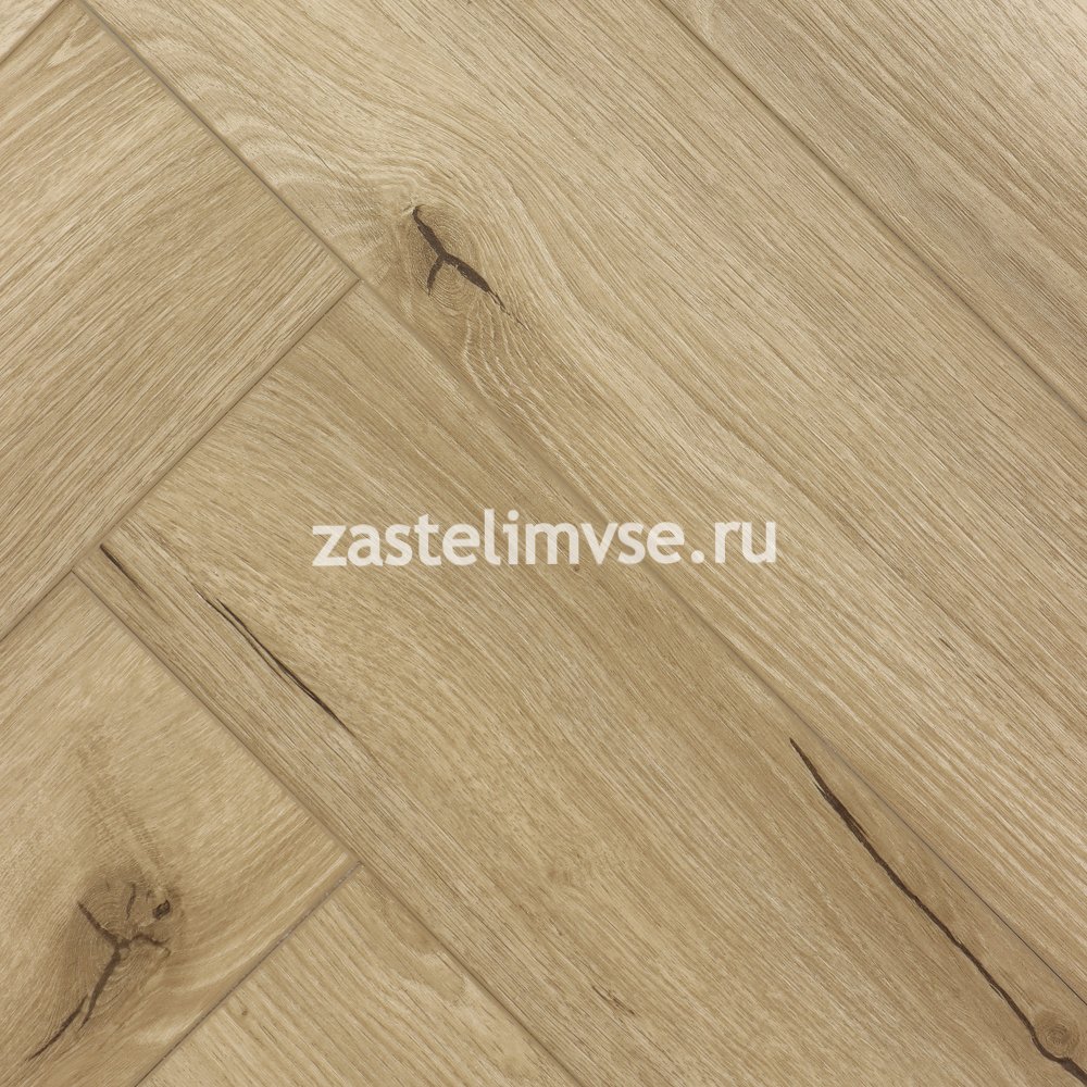 SPC плитка CronaFloor Herringbone 2.0 4V Дуб Кан