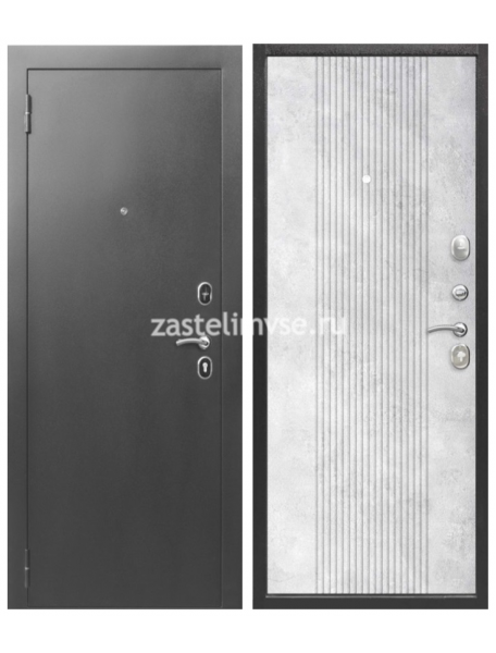 Дверь металлическая Нова Бетон Снежный 960мм