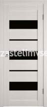 Дверь межкомнатная Atum X23 Bianco/Black gloss 900мм