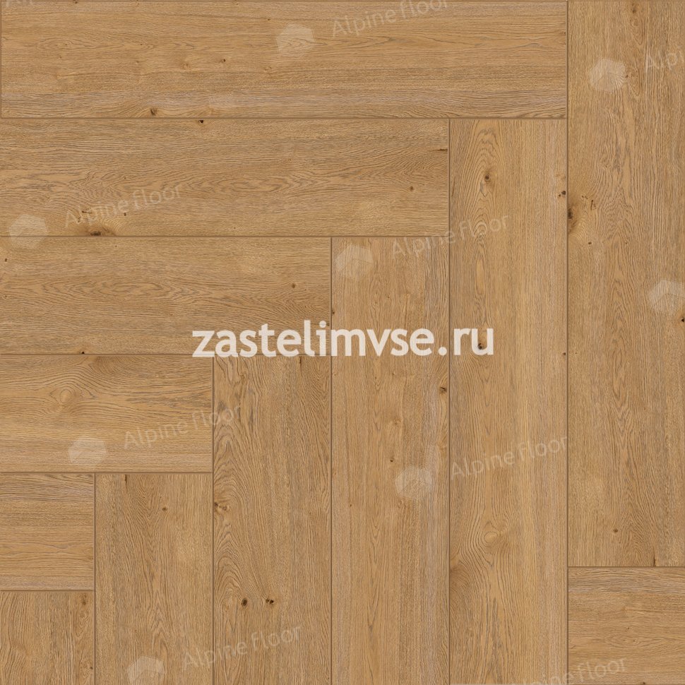 Кварцвиниловый ламинат AlpineFloor Light Parquet Дуб Хатиса ECO 13-27