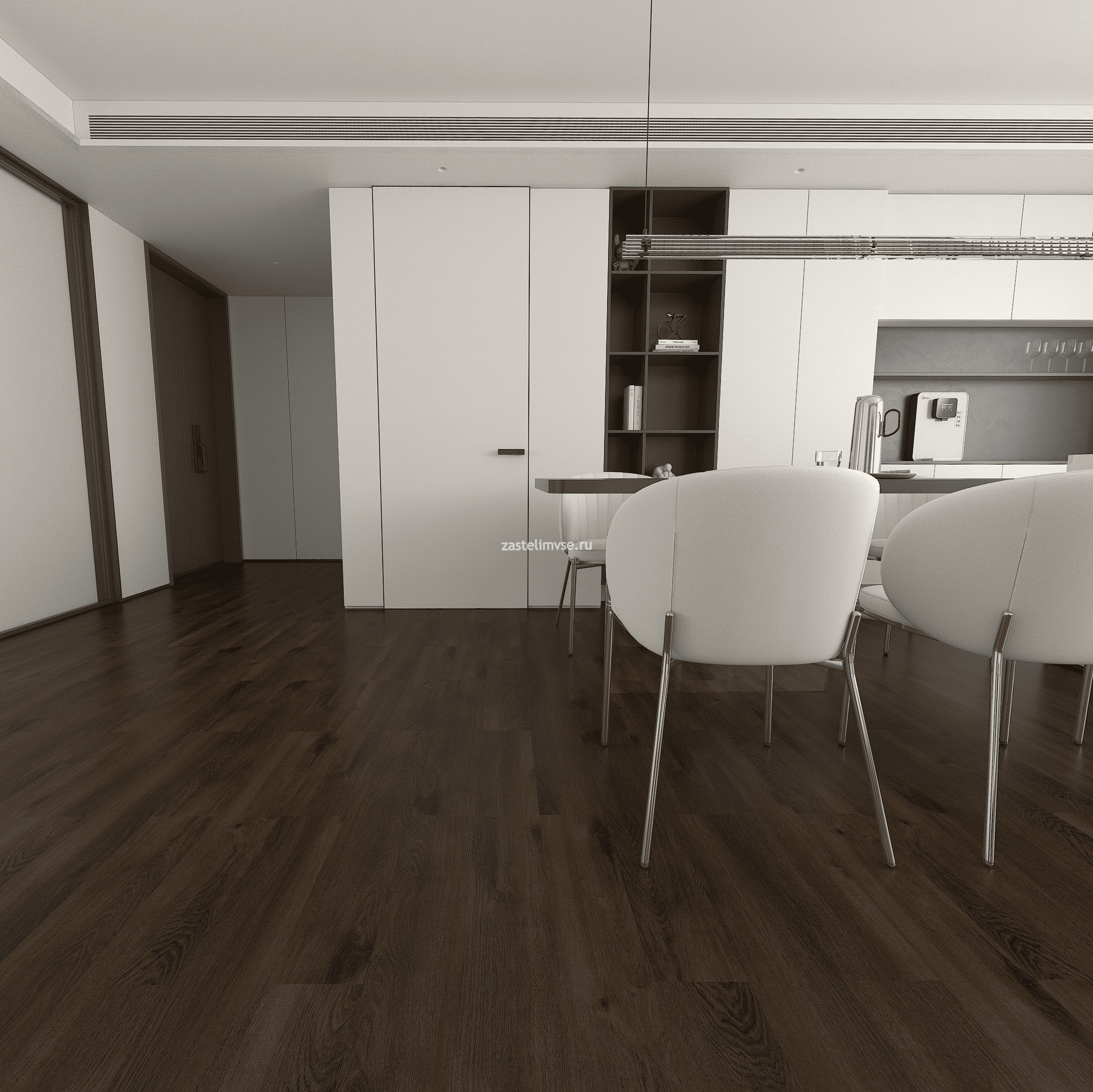 Клеевая кварцвиниловая плитка ONEFLOOR 2036L