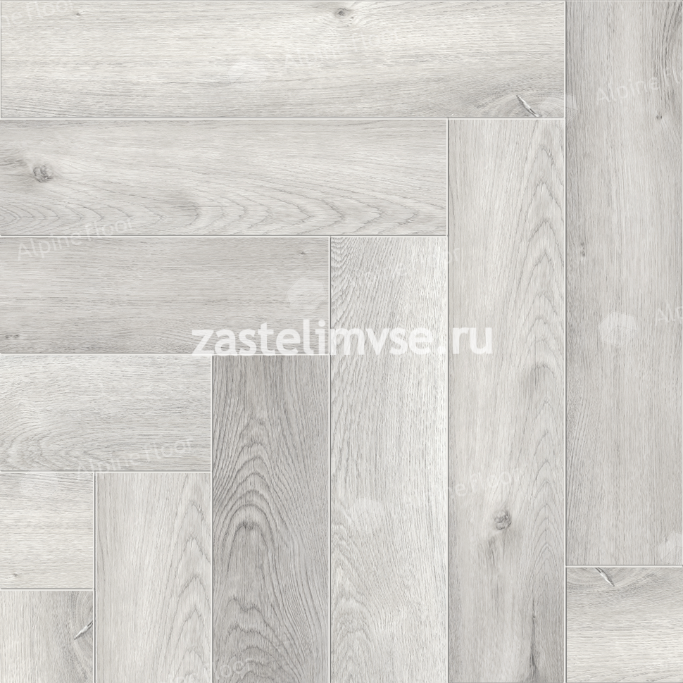 Клеевая LVT плитка AlpineFloor Parquet LVT Дуб Лейтена ECO 16-18