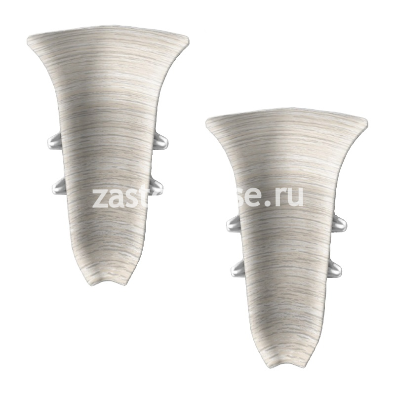 Угол внутренний IDEAL Классик 55мм Ясень Белый 252 (1шт)