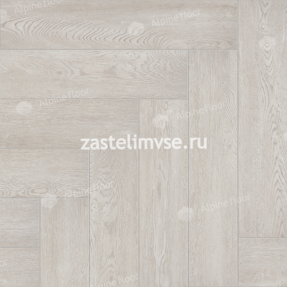 Клеевая LVT плитка AlpineFloor Parquet LVT Голубой Лес ECO 16-9