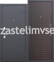 Дверь металлическая Гарда Муар Венге 860мм