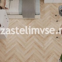 SPC плитка CronaFloor Herringbone 4V Дуб Дижон