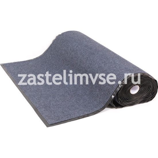 Влаговпитывающая дорожка Sun Step Ребристый серый - ширина рулона 0,9 м (продается кратно рулонам)