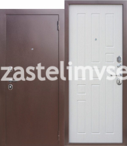 Дверь металлическая Гарда 8 мм Белый Ясень 960мм